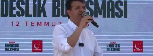 Saadet Partisi Genel Başkanı Arıkan Bursa’da Kardeşlik Buluşması’nda Konuştu