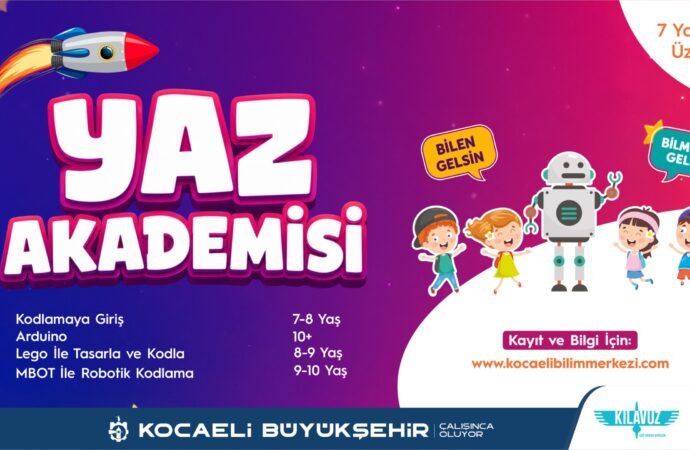 Kocaeli Bilim Merkezi Yaz Akademisi Başlıyor