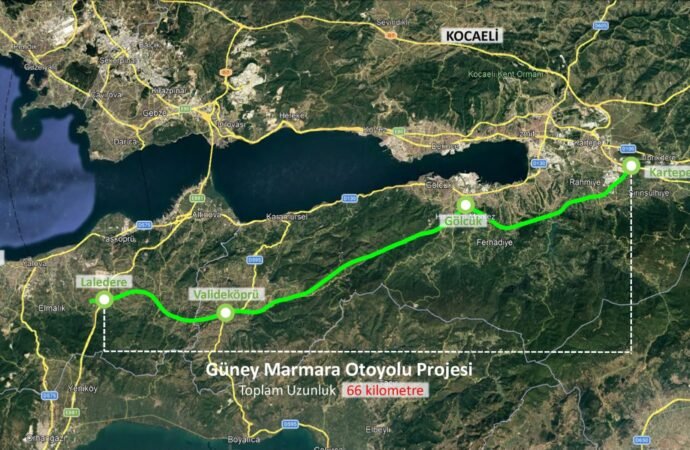 Kocaeli-Yalova Otoyolu Projesi’nde Önemli Gelişme