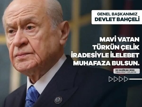 Bahçeli’den Mavi Vatan Vurgusu
