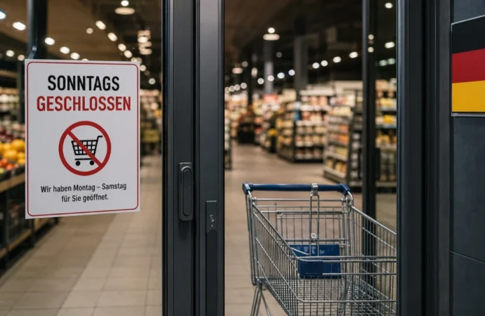 Almanya, Pazar Alışveriş Yasağını Gözden Geçiriyor