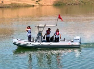 Muş’ta Jandarma Barajda Güvenlik Kontrolleri Gerçekleştirdi