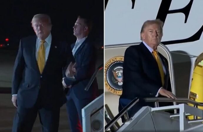 Trump, Ankara’dan Eski Uçakla Ayrılıp Yeniden Hızla Değiştirdi