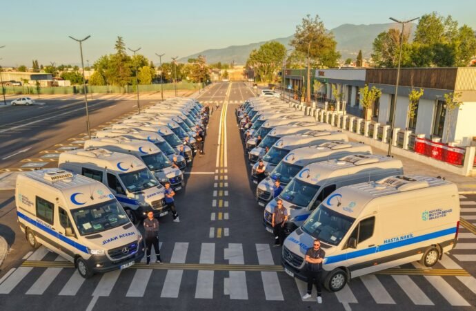 Büyükşehir Belediyesi’nin 7/24 Ambulans Hizmeti