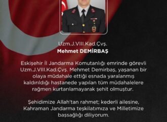 Eskişehir’de Jandarma Uzman Çavuş Şehit Düştü