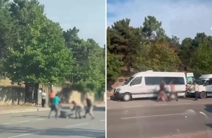 Kocaeli’de Cadde Ortasında Şiddet Olayı
