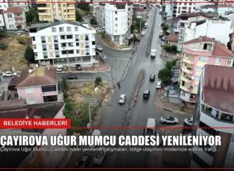Çayırova Uğur Mumcu Caddesi Yenileniyor