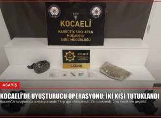 Kocaeli’de Uyuşturucu Operasyonu: İki Kişi Tutuklandı