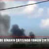 Gebze’de Binanın Çatısında Yangın Çıktı
