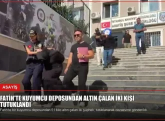 Fatih’te Kuyumcu Deposundan Altın Çalan İki Kişi Tutuklandı