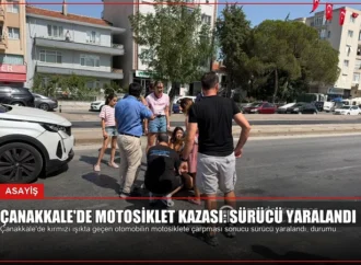 Çanakkale’de Motosiklet Kazası: Sürücü Yaralandı