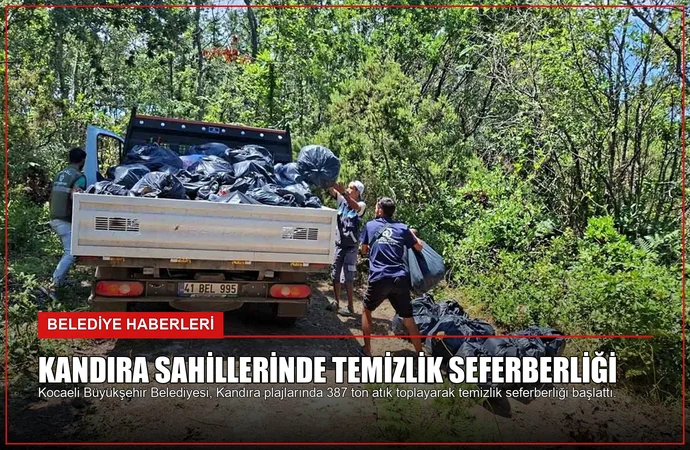 Kandıra Sahillerinde Temizlik Seferberliği