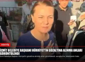 İzmit Belediye Başkanı Hürriyet’in Gözaltına Alınma Anları Görüntülendi