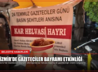 İzmir’de Gazeteciler Bayramı Etkinliği