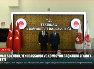 Vali Soytürk, Yeni Başsavcı ve Komisyon Başkanını Ziyaret Etti