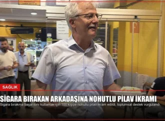 Sigara Bırakan Arkadaşına Nohutlu Pilav İkramı