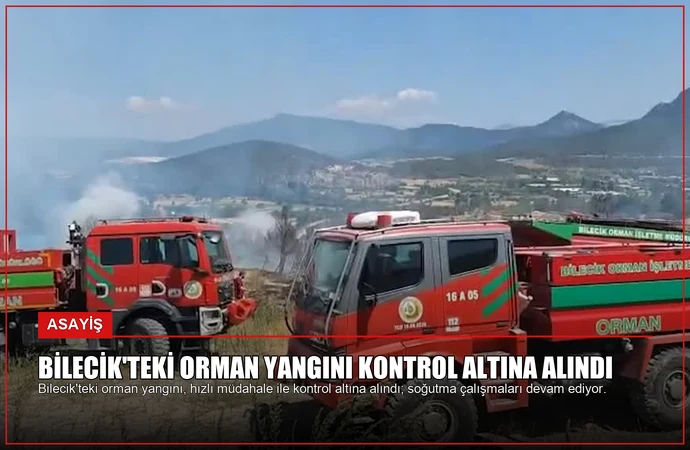 Bilecik’teki Orman Yangını Kontrol Altına Alındı