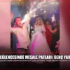 Düğün Eğlencesinde Meşale Patladı: Genç Yaralandı