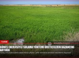 Güneş Enerjisiyle Sulama Yöntemi Üreticilerin Kazancını Artırdı