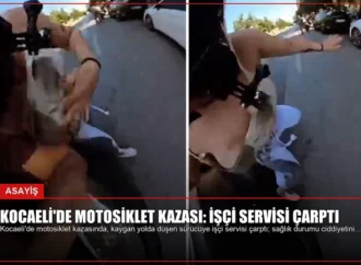 Kocaeli’de Motosiklet Kazası: İşçi Servisi Çarptı