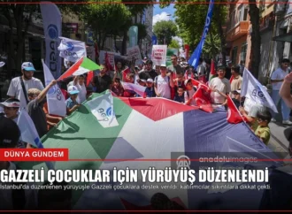 Gazzeli Çocuklar İçin Yürüyüş Düzenlendi