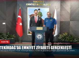 Tekirdağ’da Emniyet Ziyareti Gerçekleşti