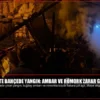 Bilecik’te Bahçede Yangın: Ambar ve Römork Zarar Gördü
