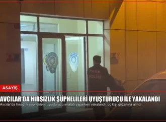 Avcılar’da Hırsızlık Şüphelileri Uyuşturucu ile Yakalandı