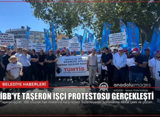 İBB’ye Taşeron İşçi Protestosu Gerçekleşti
