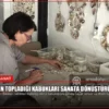 Sahilden Topladığı Kabukları Sanata Dönüştürüyor