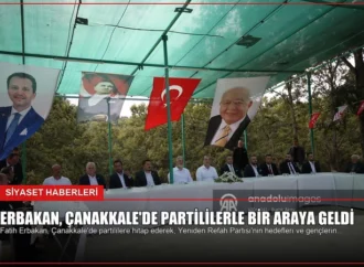 Erbakan, Çanakkale’de Partililerle Bir Araya Geldi