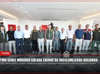 TMO Genel Müdürü Güldal Edirne’de incelemelerde bulundu