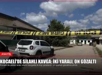 Kocaeli’de Silahlı Kavga: İki Yaralı, On Gözaltı