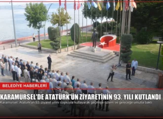 Karamürsel’de Atatürk’ün Ziyaretinin 93. Yılı Kutlandı