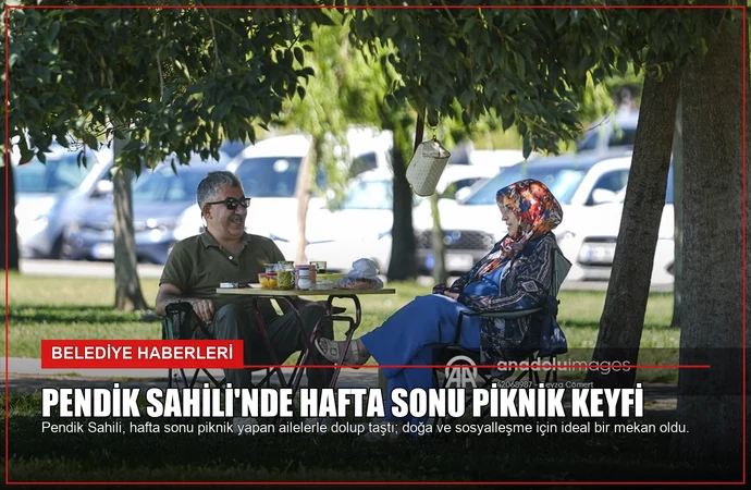 Pendik Sahili’nde Hafta Sonu Piknik Keyfi