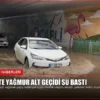 İzmit’te Yağmur Alt Geçidi Su Bastı