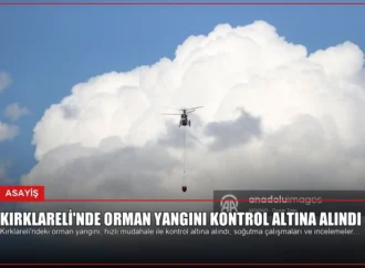 Kırklareli’nde Orman Yangını Kontrol Altına Alındı