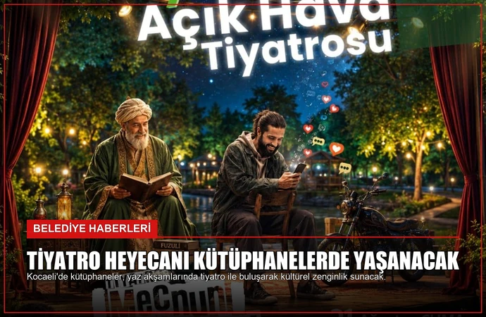Tiyatro Heyecanı Kütüphanelerde Yaşanacak