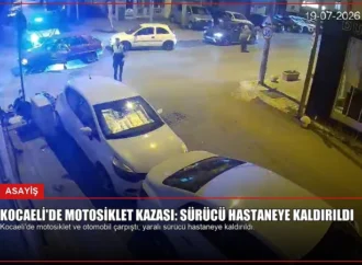 Kocaeli’de Motosiklet Kazası: Sürücü Hastaneye Kaldırıldı