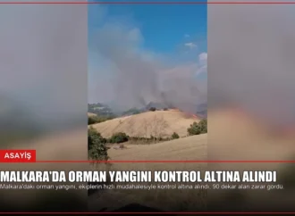 Malkara’da Orman Yangını Kontrol Altına Alındı