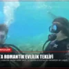 Dalışta Romantik Evlilik Teklifi