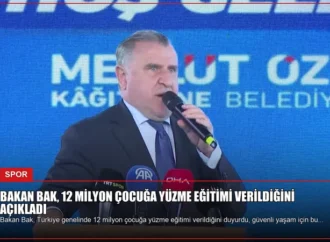 Bakan Bak, 12 Milyon Çocuğa Yüzme Eğitimi Verildiğini Açıkladı