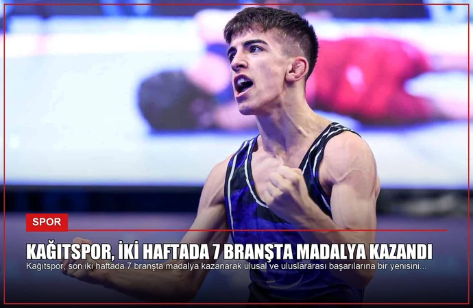 Kağıtspor, İki Haftada 7 Branşta Madalya Kazandı