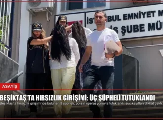 Beşiktaş’ta Hırsızlık Girişimi: Üç Şüpheli Tutuklandı
