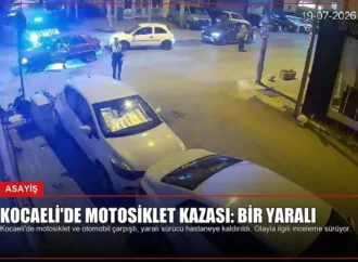 Kocaeli’de Motosiklet Kazası: Bir Yaralı