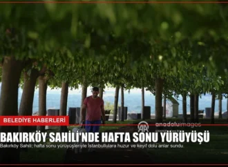 Bakırköy Sahili’nde Hafta Sonu Yürüyüşü