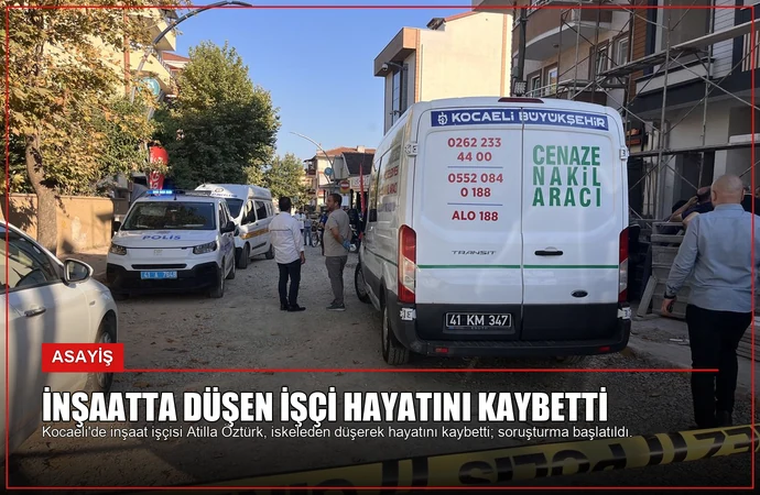 İnşaatta Düşen İşçi Hayatını Kaybetti