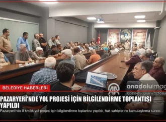 Pazaryeri’nde Yol Projesi İçin Bilgilendirme Toplantısı Yapıldı