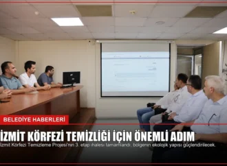 İzmit Körfezi Temizliği İçin Önemli Adım
