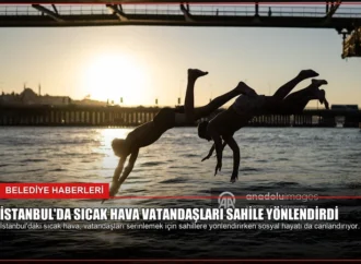 İstanbul’da Sıcak Hava Vatandaşları Sahile Yönlendirdi